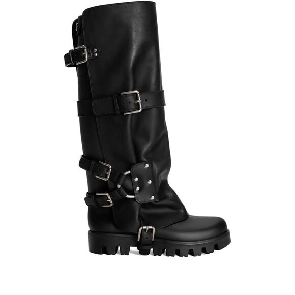 Dolce & Gabbana Women Buckled Biker Boots